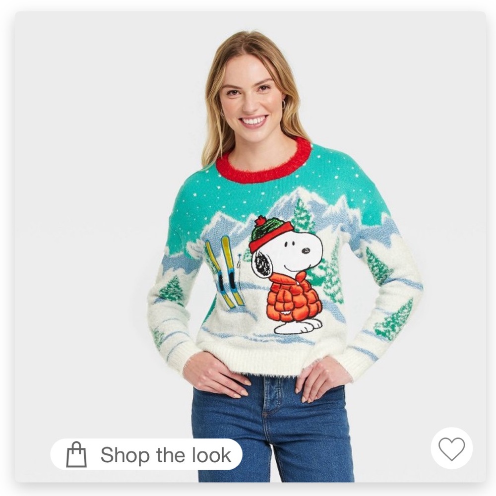 Women’s Snoopy Christmas Festive Sweater